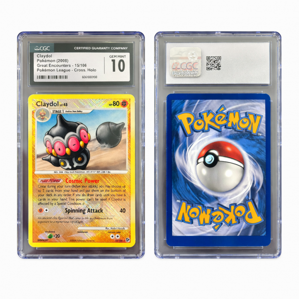 2008 Claydol – Great Encounters 015/106 Pokémon League Cross Holo | CGC Gem Mint 10