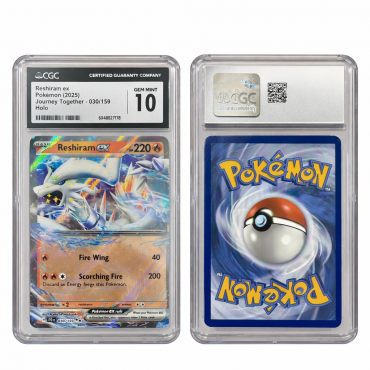 2025 Pokémon Reshiram ex – Journey Together (030/159) Holo | CGC Gem Mint 10