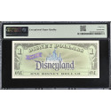 2001 $1 Disney Dollar Sorcerer Mickey – Disneyland Issue – PMG 55 EPQ - DIS74
