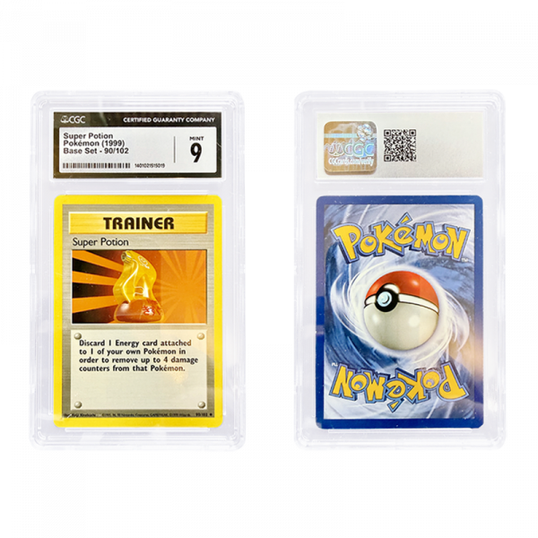 1999 Pokémon Base Set Super Potion Trainer  90/102 - CGC Graded Mint 9